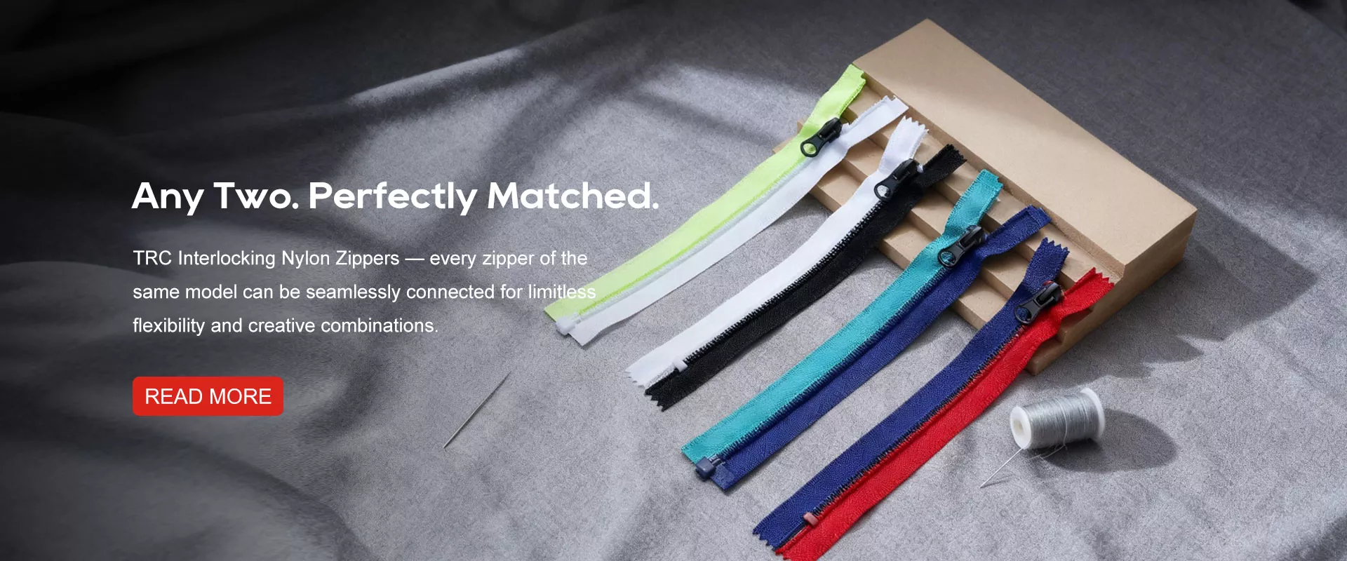 China Nylon Interlocking Zipper Manufacturer