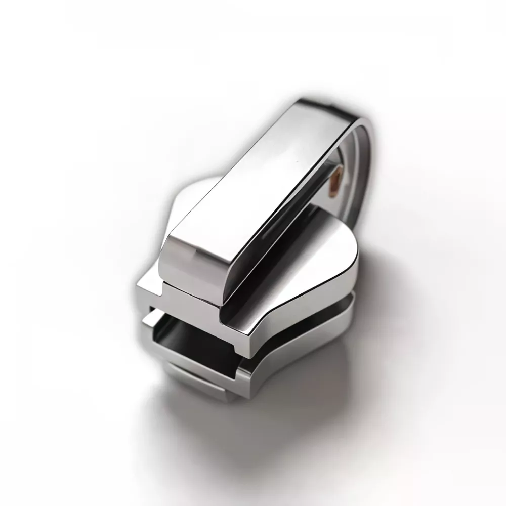 Reversible Slider for Plastic Zipper